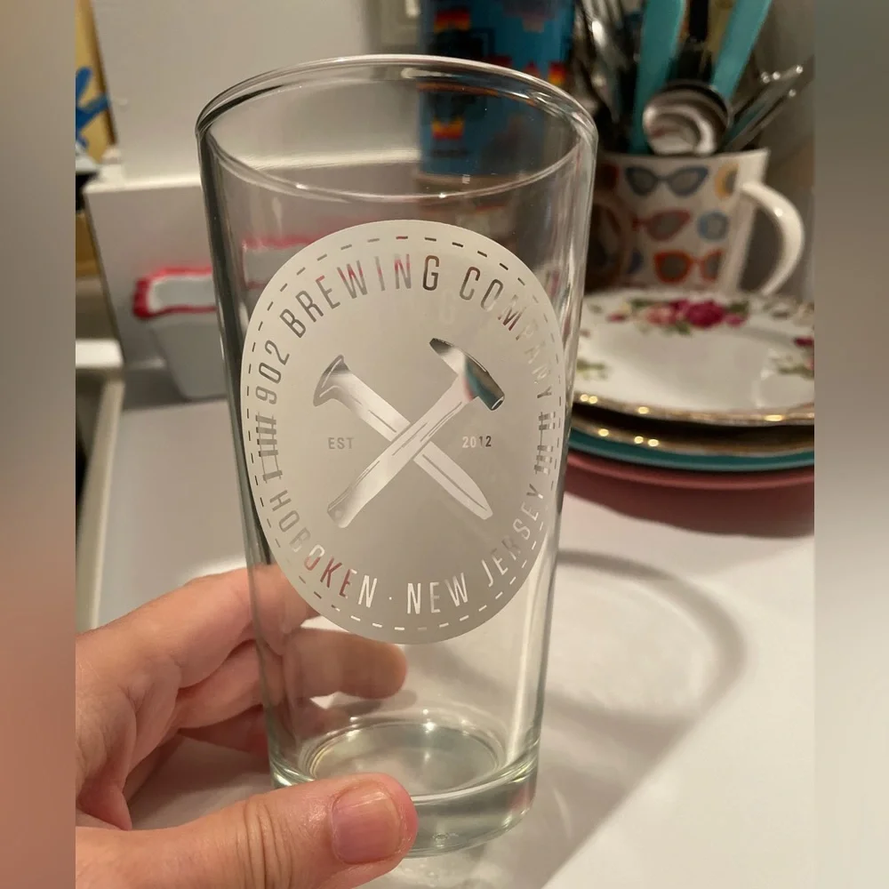 902 Brewing Company Hoboken/Jersey City Pint Beer Glass
